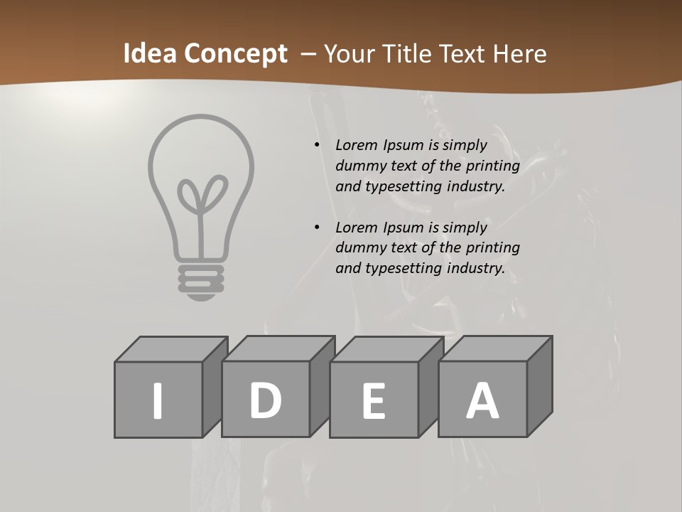 Moon Relaxation Skull PowerPoint Template