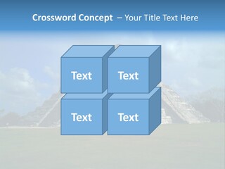America Remains Chichen Itza PowerPoint Template