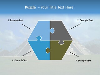 America Remains Chichen Itza PowerPoint Template