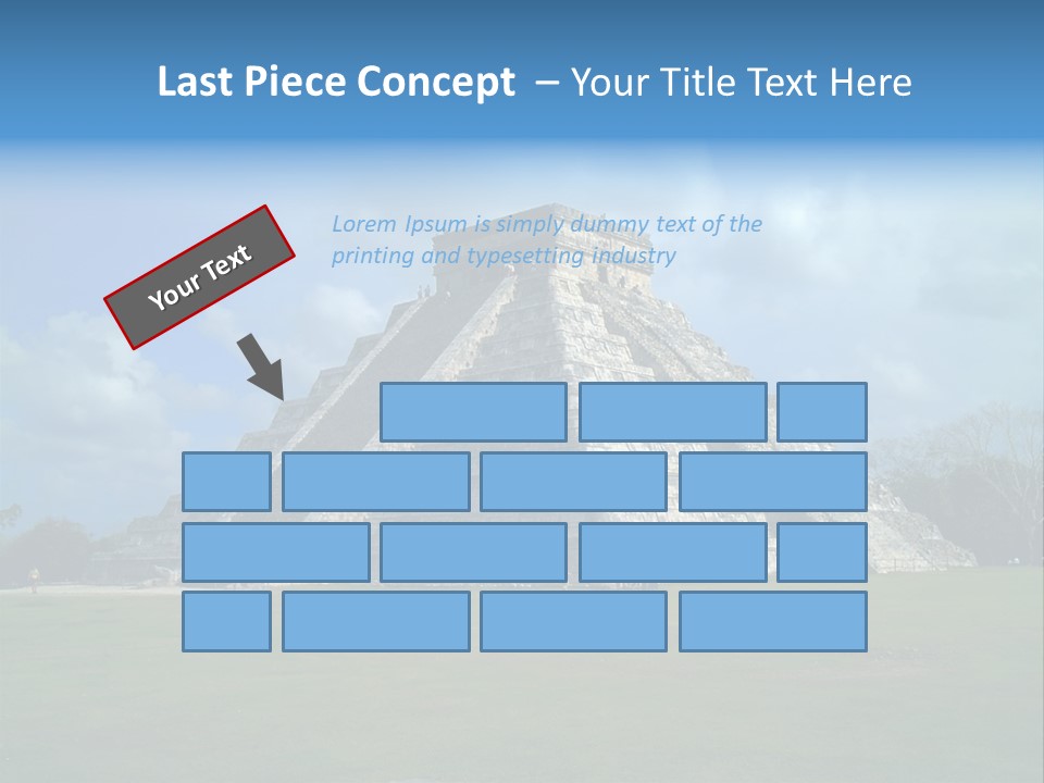 America Remains Chichen Itza PowerPoint Template
