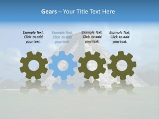 America Remains Chichen Itza PowerPoint Template