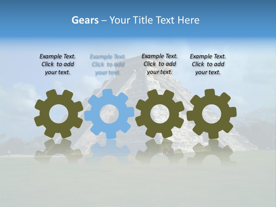America Remains Chichen Itza PowerPoint Template