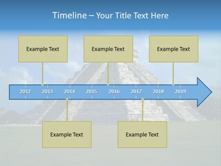 America Remains Chichen Itza PowerPoint Template