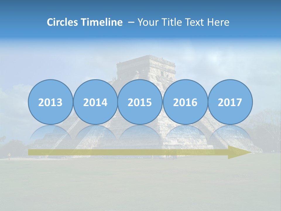 America Remains Chichen Itza PowerPoint Template