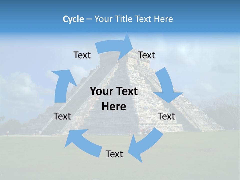 America Remains Chichen Itza PowerPoint Template