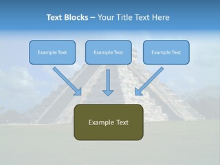 America Remains Chichen Itza PowerPoint Template