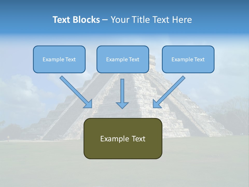 America Remains Chichen Itza PowerPoint Template