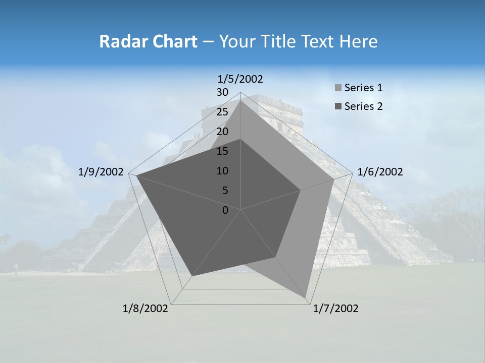 America Remains Chichen Itza PowerPoint Template
