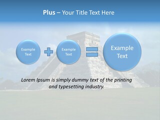America Remains Chichen Itza PowerPoint Template