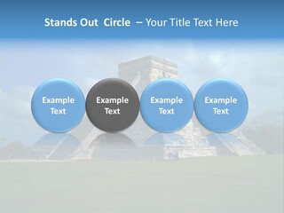 America Remains Chichen Itza PowerPoint Template