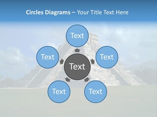 America Remains Chichen Itza PowerPoint Template