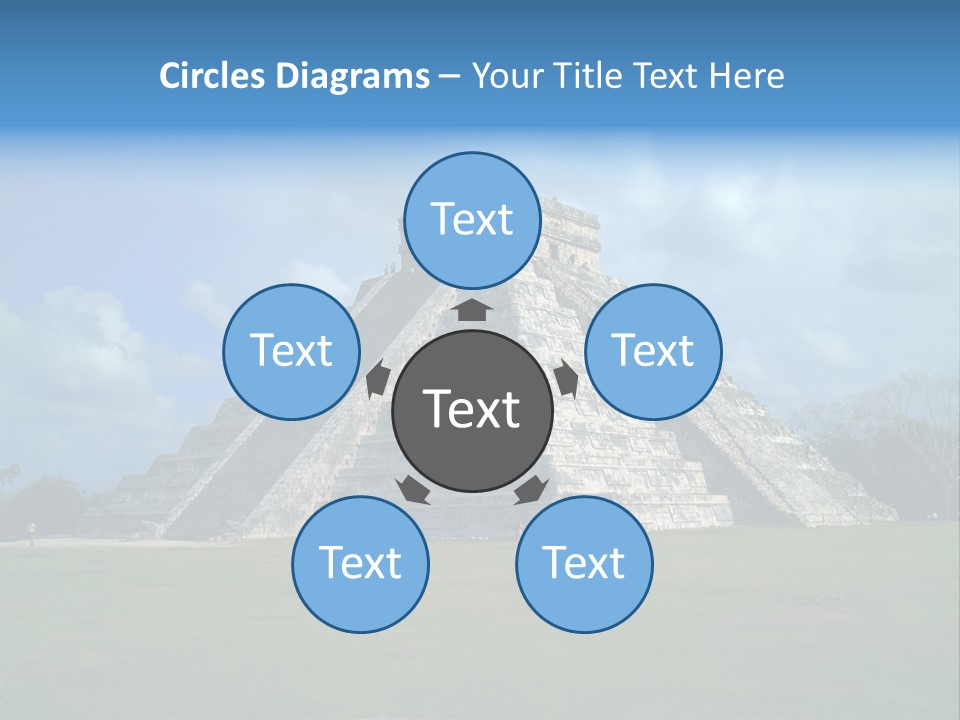 America Remains Chichen Itza PowerPoint Template