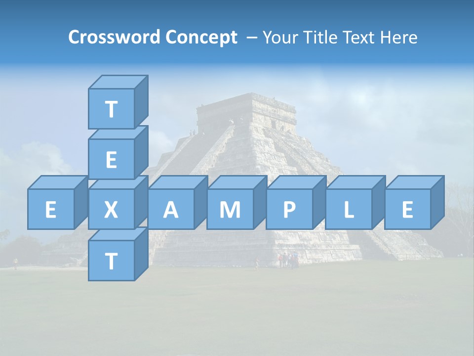 America Remains Chichen Itza PowerPoint Template