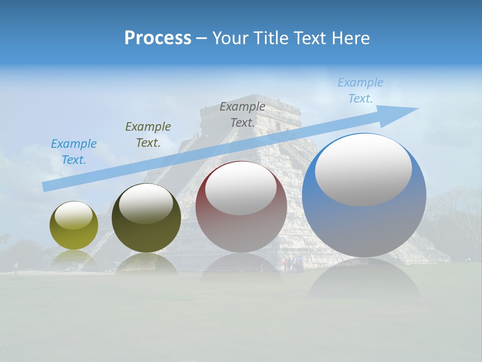 America Remains Chichen Itza PowerPoint Template
