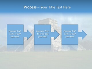 America Remains Chichen Itza PowerPoint Template