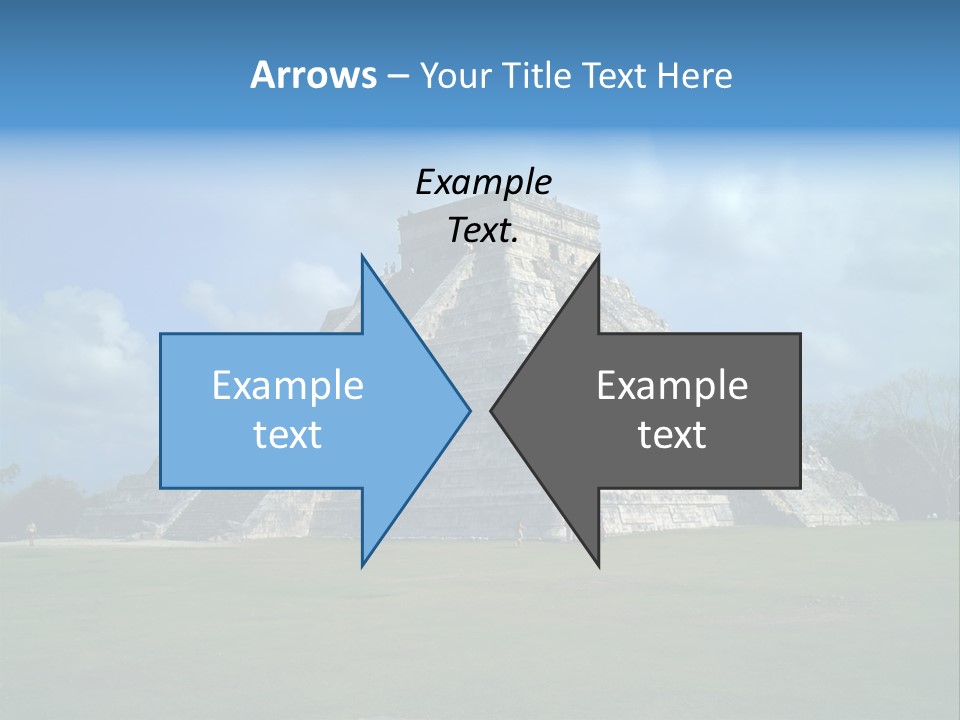 America Remains Chichen Itza PowerPoint Template