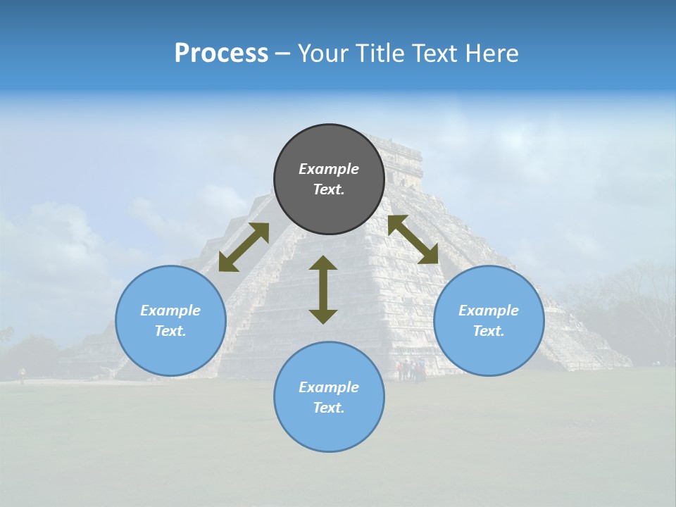 America Remains Chichen Itza PowerPoint Template