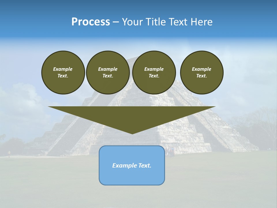 America Remains Chichen Itza PowerPoint Template