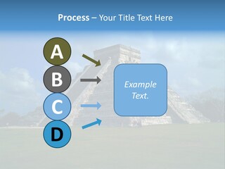 America Remains Chichen Itza PowerPoint Template