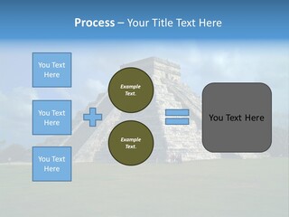 America Remains Chichen Itza PowerPoint Template