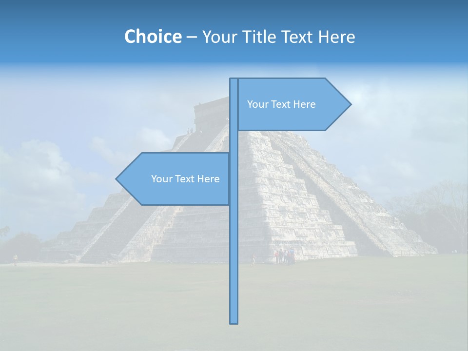 America Remains Chichen Itza PowerPoint Template
