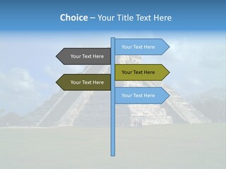 America Remains Chichen Itza PowerPoint Template