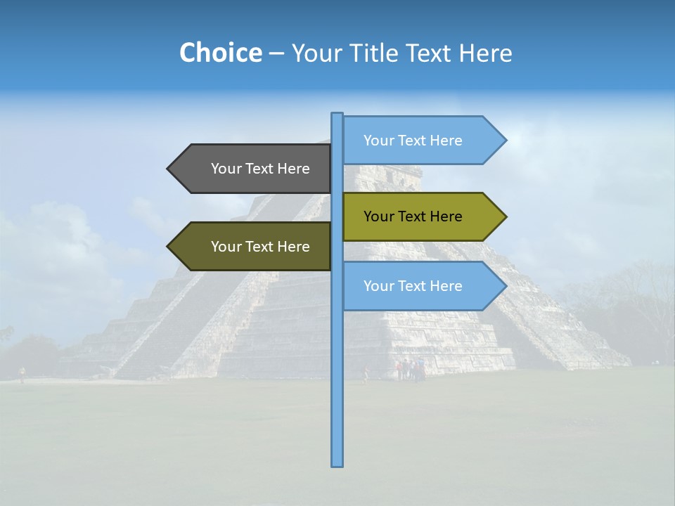 America Remains Chichen Itza PowerPoint Template