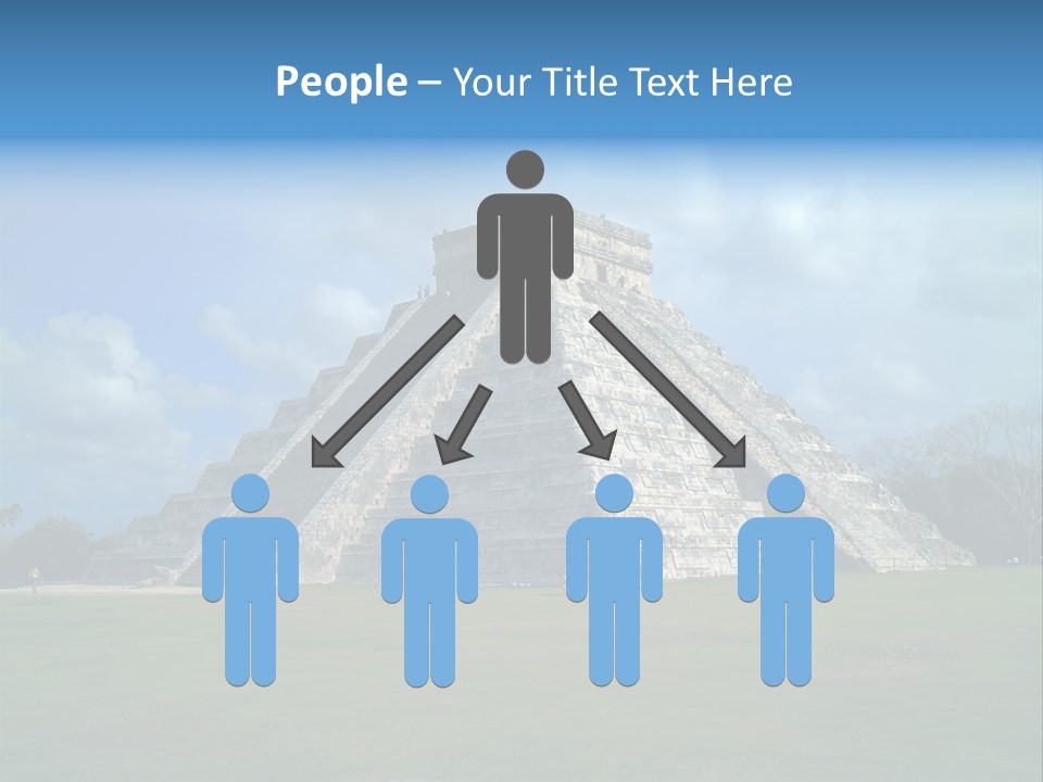 America Remains Chichen Itza PowerPoint Template