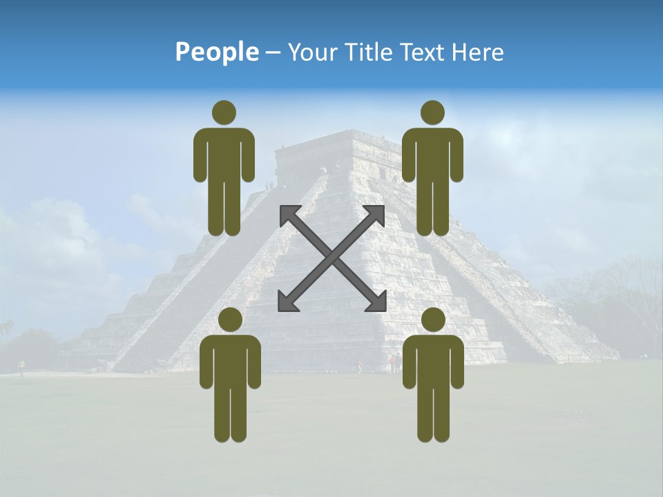 America Remains Chichen Itza PowerPoint Template