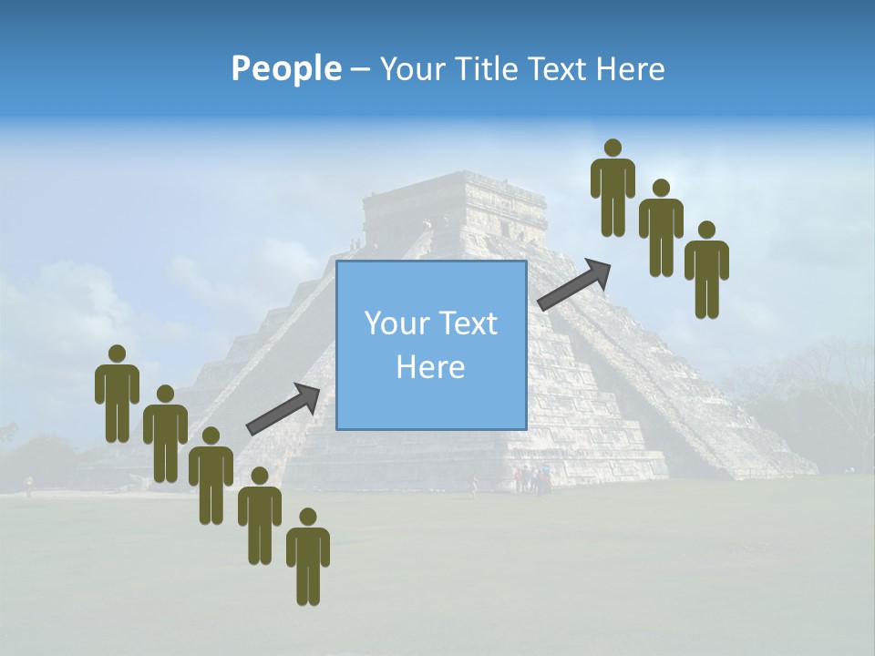 America Remains Chichen Itza PowerPoint Template