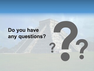 America Remains Chichen Itza PowerPoint Template