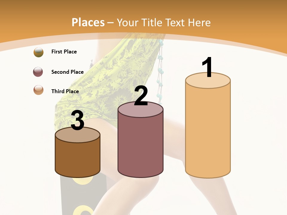 Sexual Green Sits PowerPoint Template