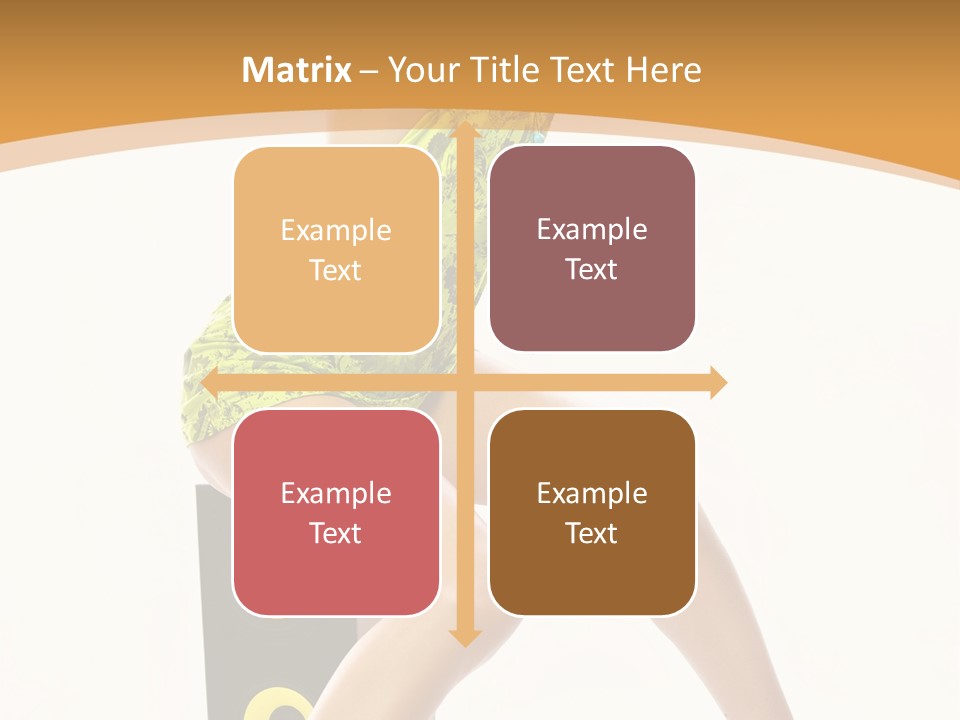 Sexual Green Sits PowerPoint Template