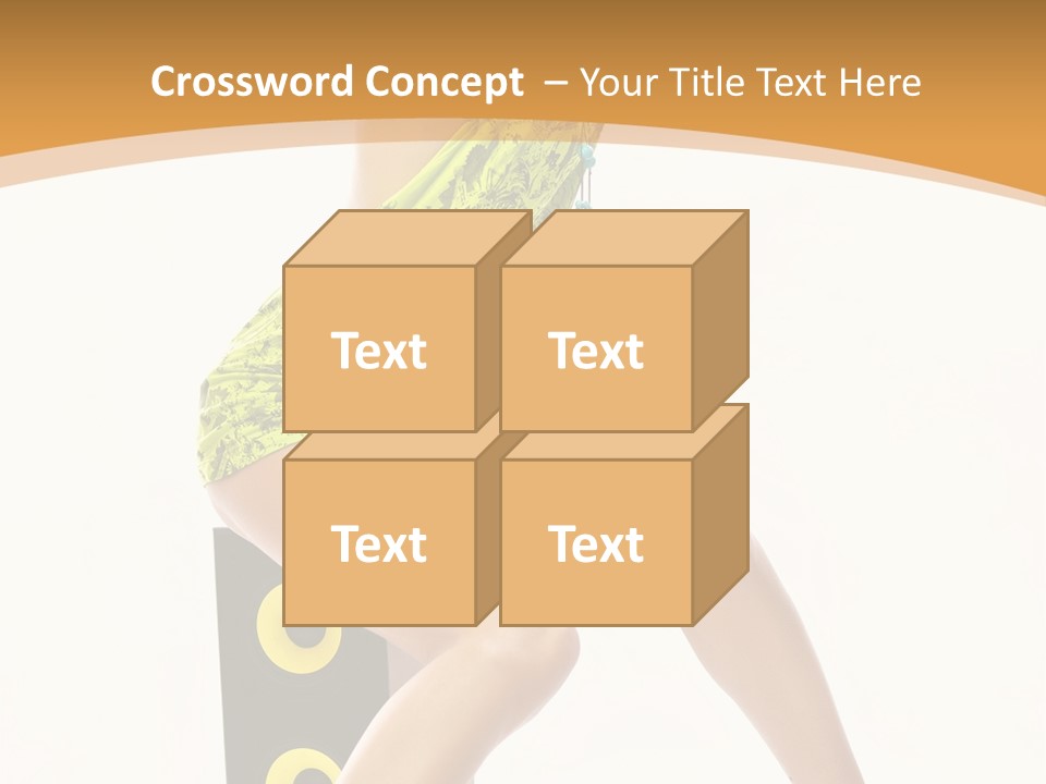Sexual Green Sits PowerPoint Template