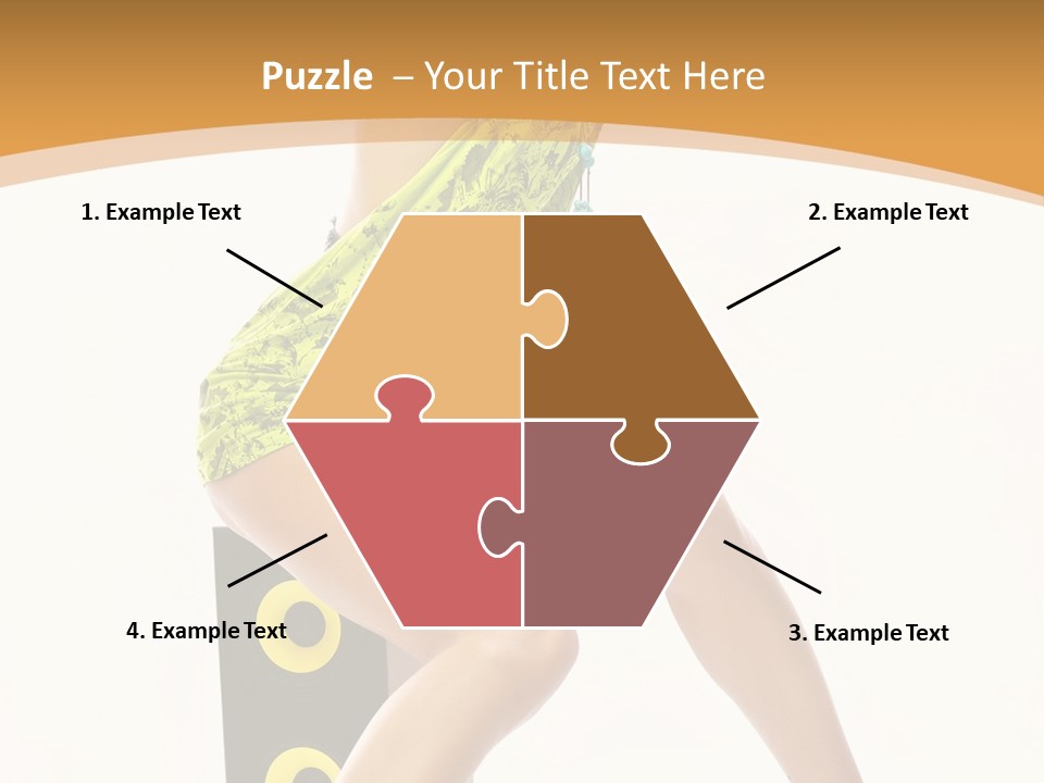 Sexual Green Sits PowerPoint Template