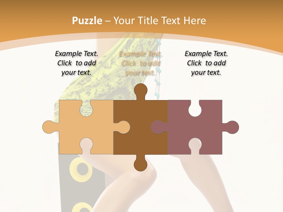 Sexual Green Sits PowerPoint Template