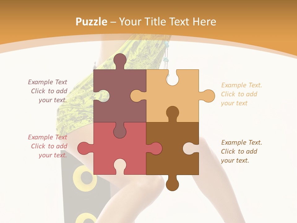 Sexual Green Sits PowerPoint Template