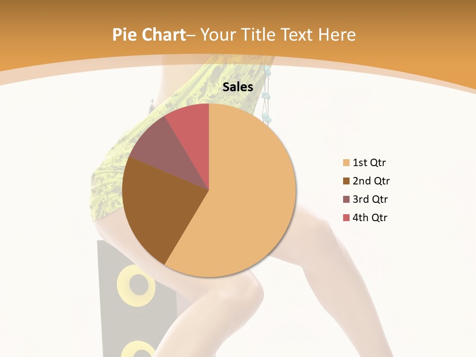 Sexual Green Sits PowerPoint Template