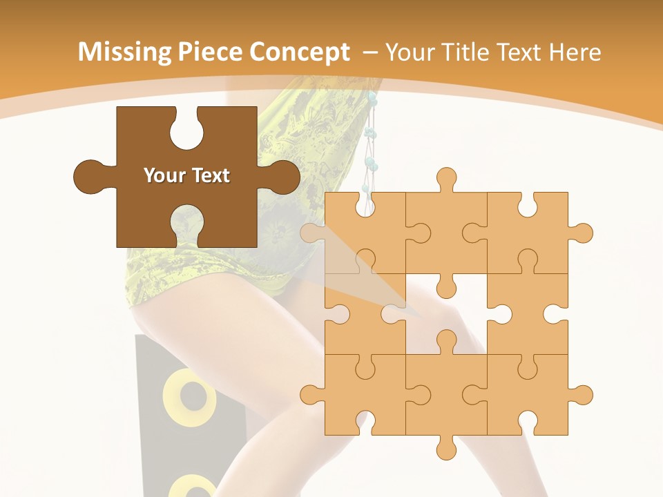 Sexual Green Sits PowerPoint Template