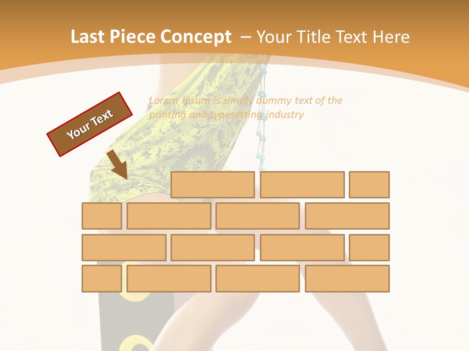 Sexual Green Sits PowerPoint Template