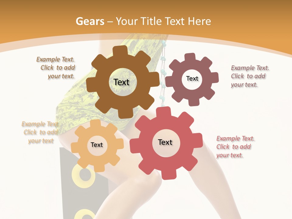 Sexual Green Sits PowerPoint Template