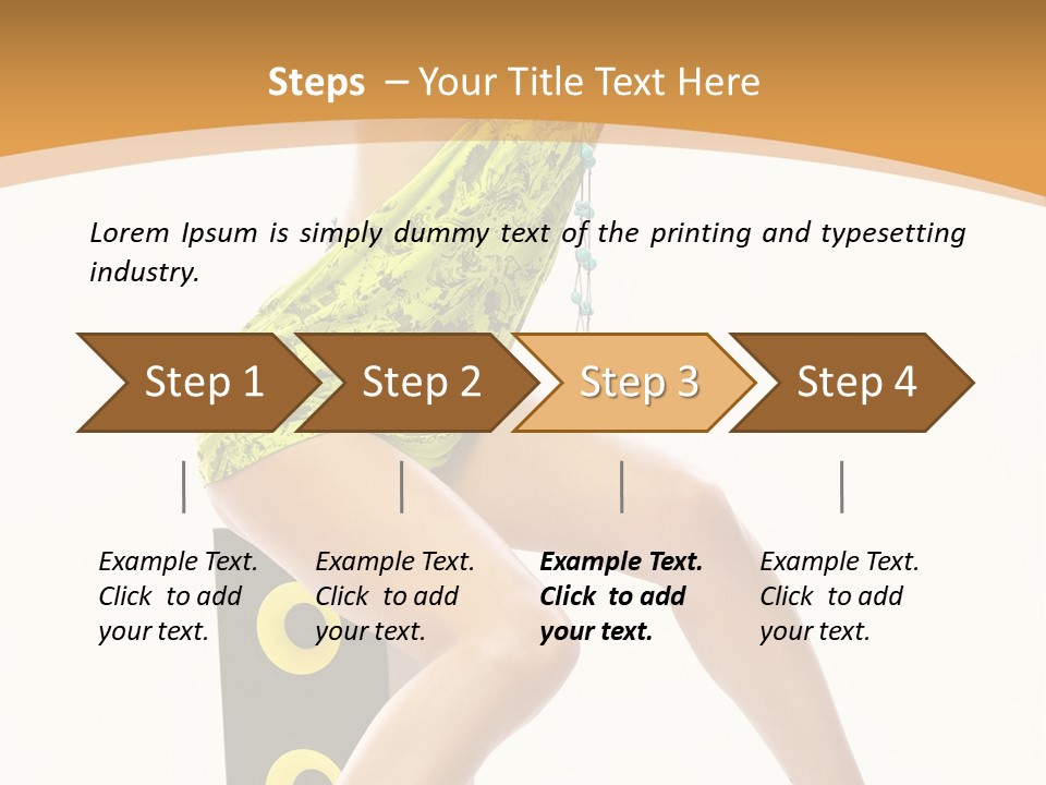 Sexual Green Sits PowerPoint Template