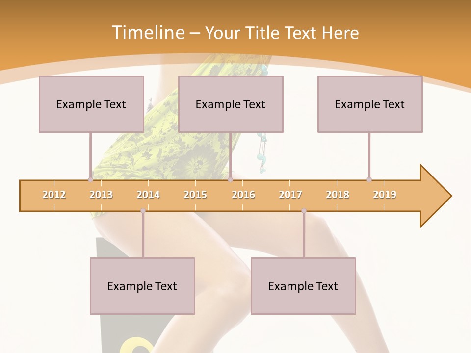 Sexual Green Sits PowerPoint Template