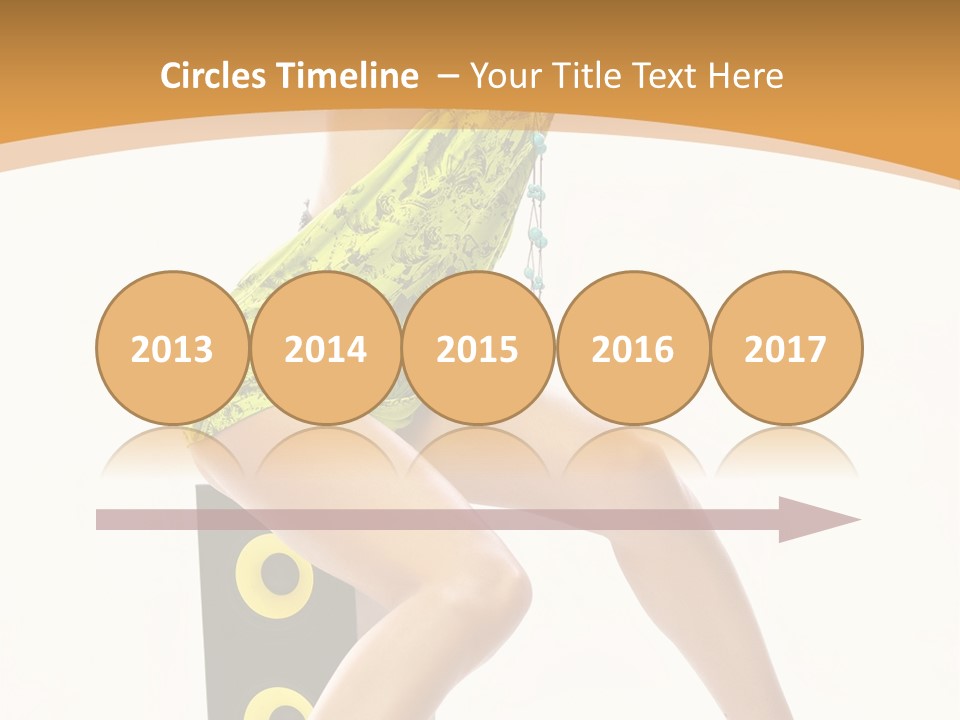 Sexual Green Sits PowerPoint Template