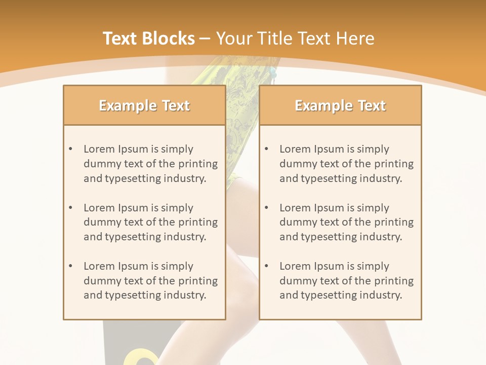 Sexual Green Sits PowerPoint Template