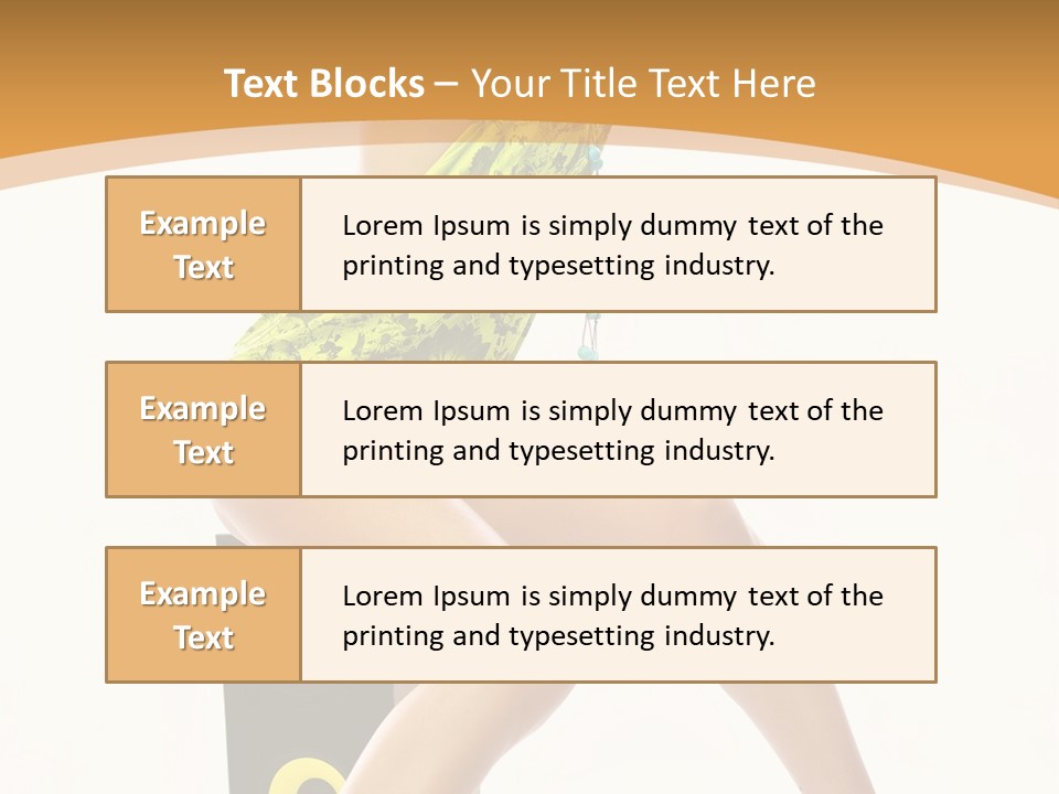Sexual Green Sits PowerPoint Template
