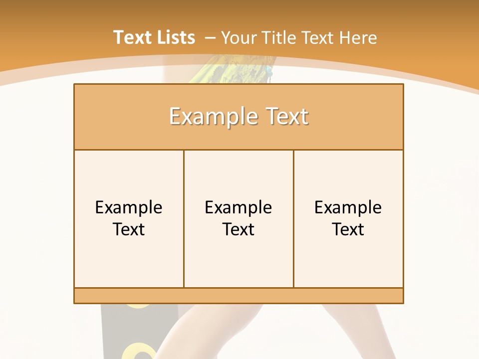 Sexual Green Sits PowerPoint Template