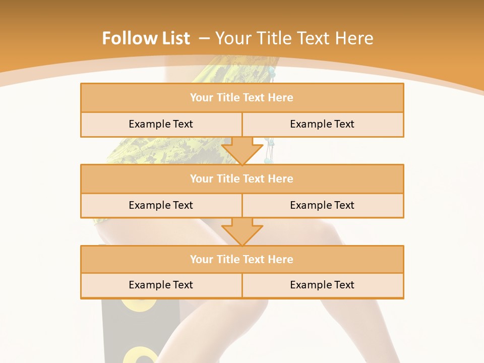 Sexual Green Sits PowerPoint Template