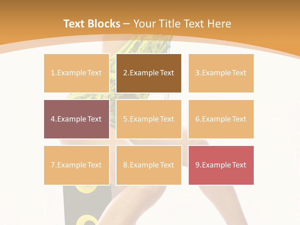 Sexual Green Sits PowerPoint Template