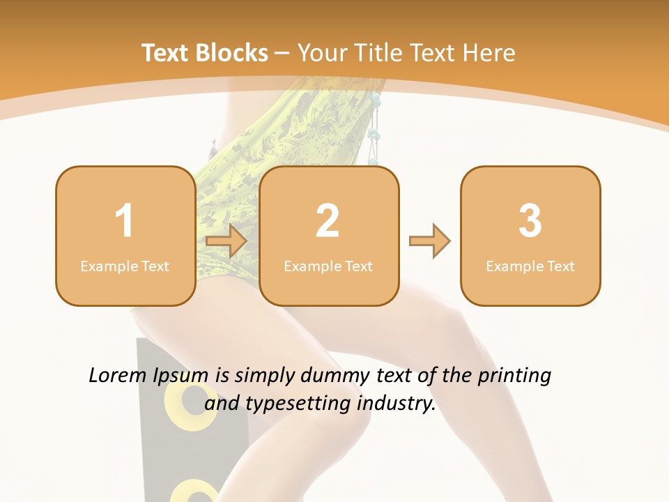 Sexual Green Sits PowerPoint Template